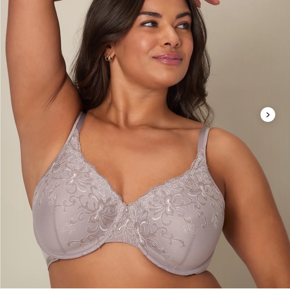 Playtex Secrets Beautiful Lift Embroidered Underwire Bra
#US4513 Gray Lace 42DDD